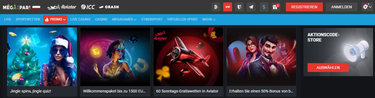 Megapari Casino bonus