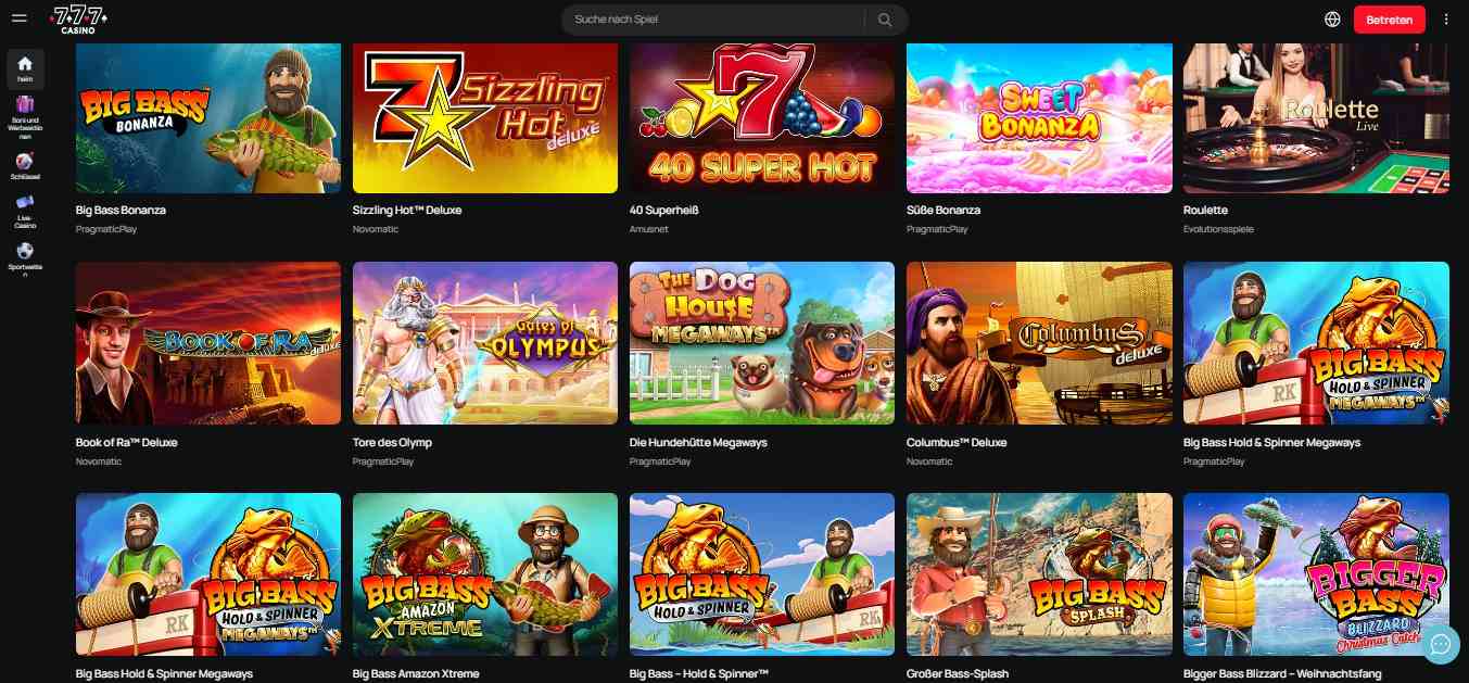 777 Casino Games, casinosschweiz.online