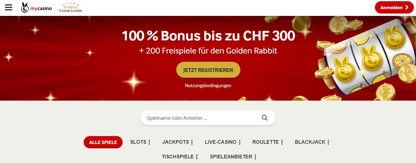 Mycasino Casino Mane page, casinosschweiz.online