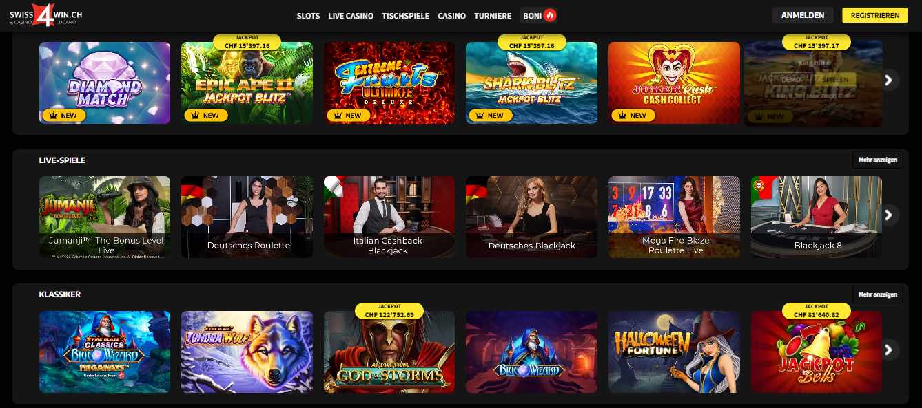 Swiss4win Casino Games and Slots, casinosschweiz.online